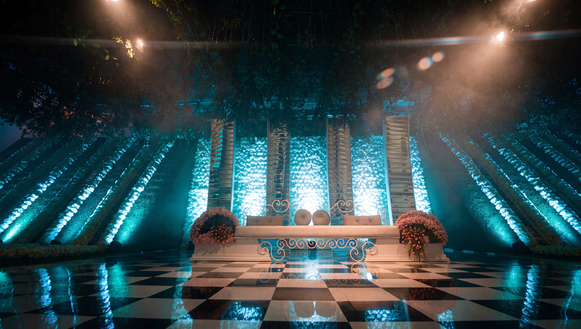 Candlelit ballroom design by Abdulrahman Al Zeer