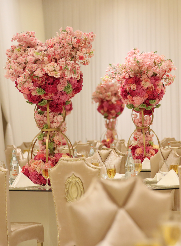 Luxury wedding setting from the Abdulrahman Al Zeer portfolio